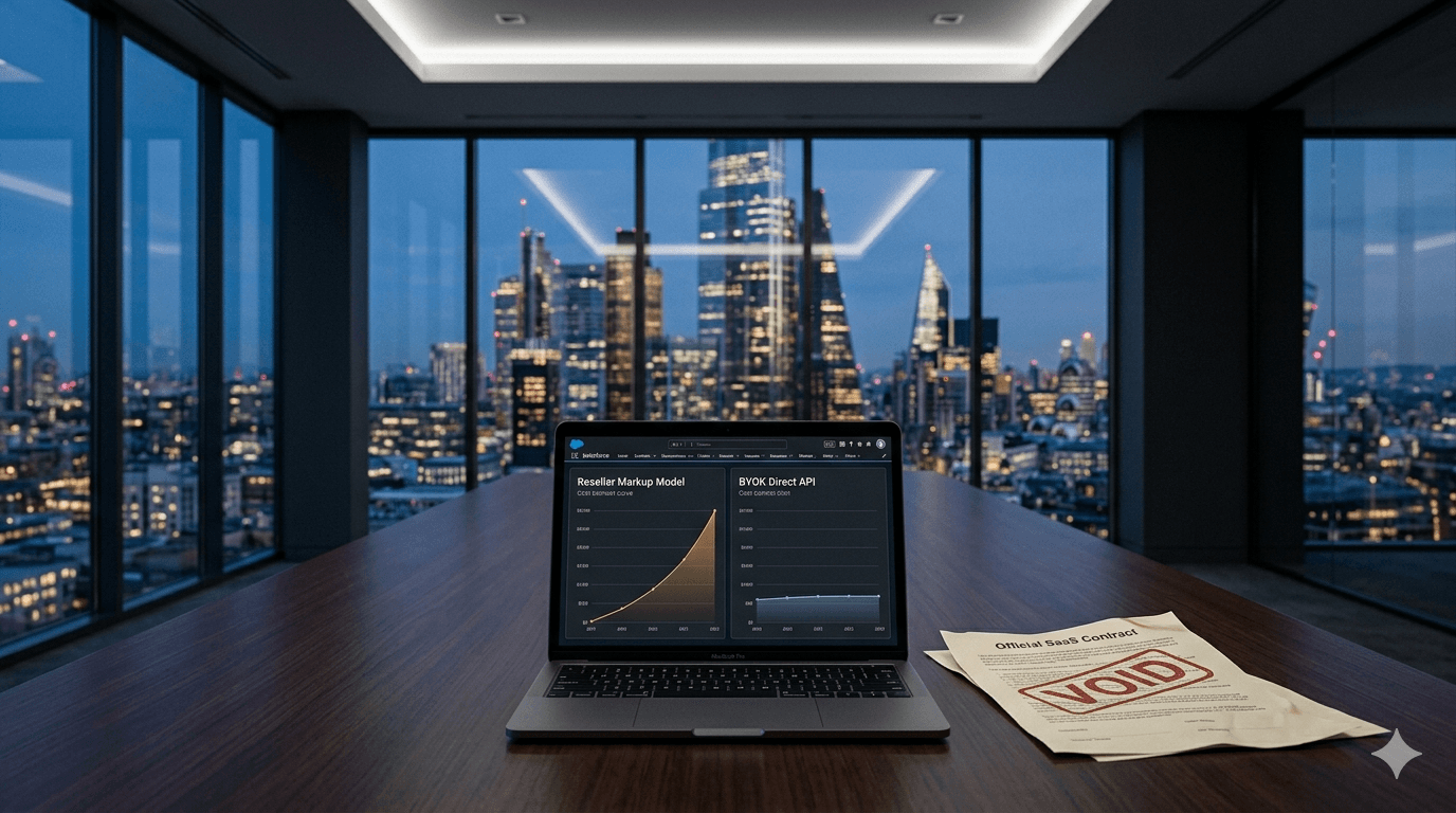 BYOK Salesforce Messaging in 2026: Why CFOs Are Blocking Per-Message Markup Contracts